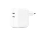 Apple Adaptor Priza 35W Dual USB-C Port Power pentru MacBook Air Alb