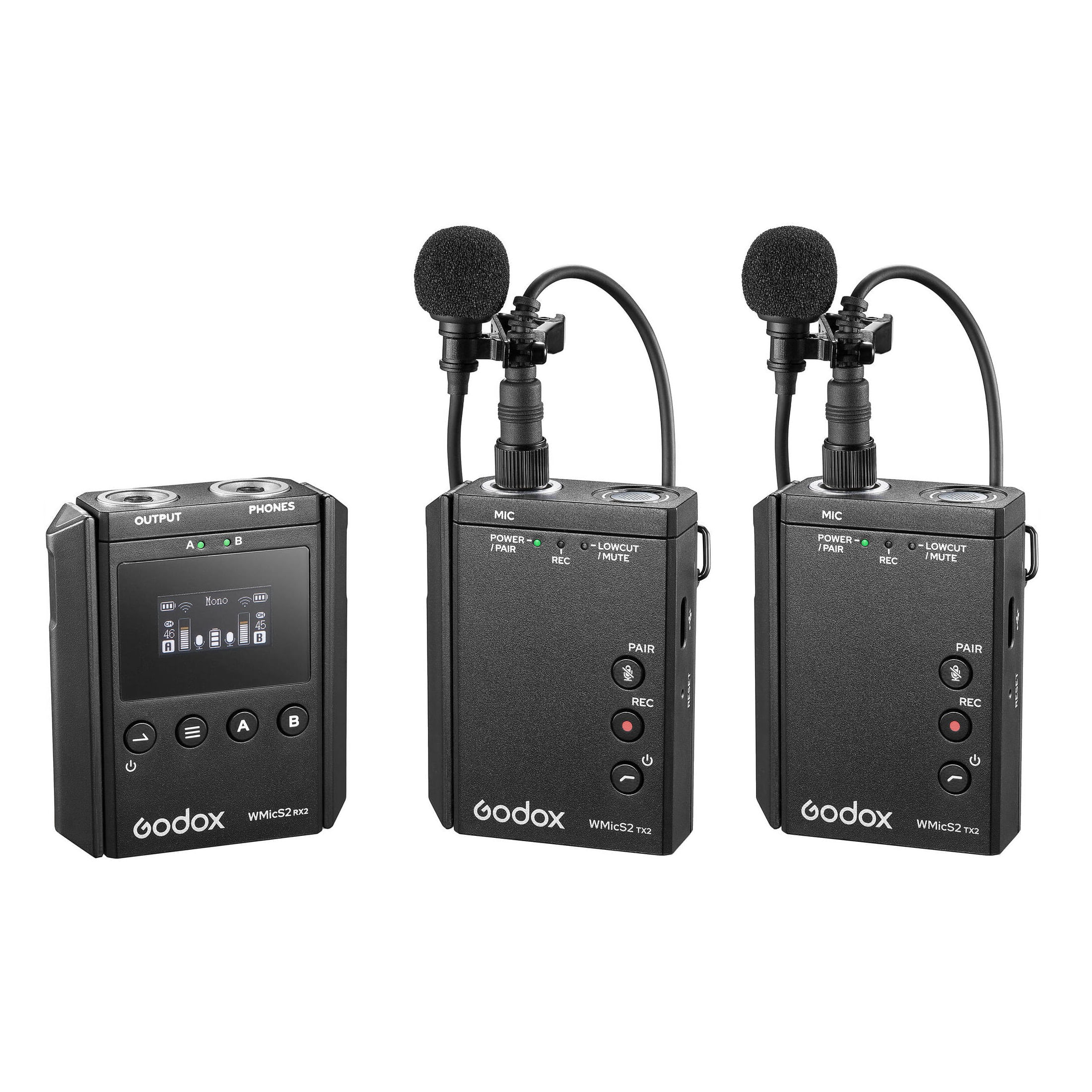 kit supraveghere video exterior 2 camere wireless Resigilat: Godox WMicS2 Kit 2 UHF Sistem Microfon Wireless cu 2 Transmitatoare - RS125070528-1