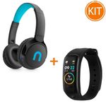 Kit Niceboy Hive Prodigy 3 Max Casti Audio Wireless Over-Ear + Bratara fitness XFIT Plus
