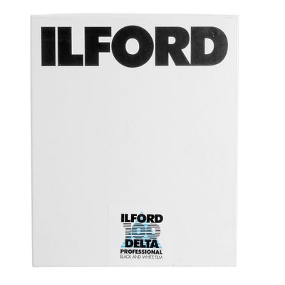 Ilford  100 Delta Film Negativ Alb Negru 4X5" 25 foi