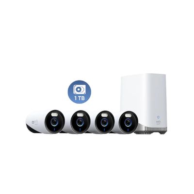 Anker Eufy E330 Profesional Sistem Supraveghere Video Unitate Centrala cu 4 Camere