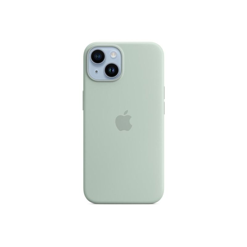 AppleHusadinSiliconcuMagSafepentruiPhone14Succulent