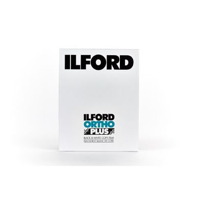 Ilford Ortho Plus Film Negativ Alb Negru  4X5 25 foi