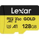 Lexar Card de Memorie microSDXC Professional UHS-II 128GB V60 Gold
