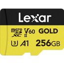 Lexar Card de Memorie microSDXC Professional UHS-II 256GB V60 Gold