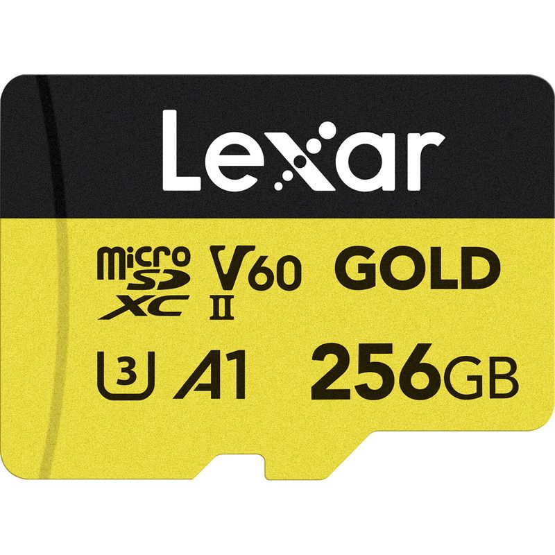 Lexar-Card-de-Memorie-microSDXC-Professional-UHS-II-256GB-V60-Gold-