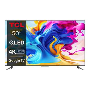 Televizor TCL QLED 50C645, 126 cm, Smart Google TV, 4K Ultra HD, Clasa G (Model 2023)