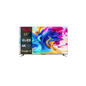 Televizor TCL QLED 55C645, 139 cm, Smart Google TV, 4K Ultra HD, Clasa G (Model 2023)