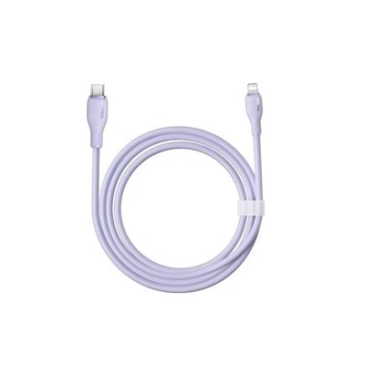 Baseus Cablu Pudding Fast Charge Lightning USB-C 20W 2m Purple