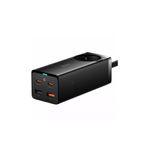 BaseusGaN3ProDesktopPowerstripIncarcatorReteaAC2U2C65WNegrusiCabluUSBC100W1m