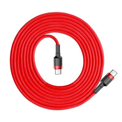 Baseus Cablu Cafule USB-C PD2.0 60W 20V 3A 2m Rosu