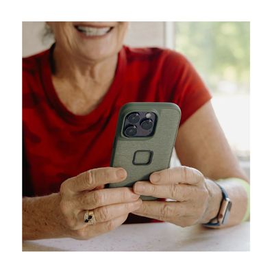 Peak Design Mobile  Everyday Fabric V2 Case  Husa pentru iPhone 15 Pro Sage