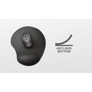 Trust Bigfoot Ergo Gel Mousepad - Black