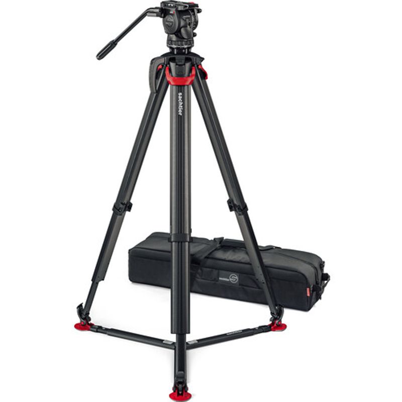 Sachtler-System-aktiv8-flowtech75-GS--trepied-cu-spreader-de-podea