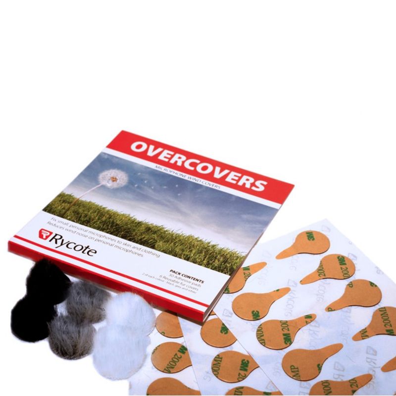 Rycote-Overcovers-6-Protectii-Vant-si-30-Autocolante-Mix-Colours