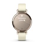 GarminLily2SmartwatchCremAuriuCureadinSiliconNucadeCocos