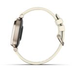 GarminLily2SmartwatchCremAuriuCureadinSiliconNucadeCocos