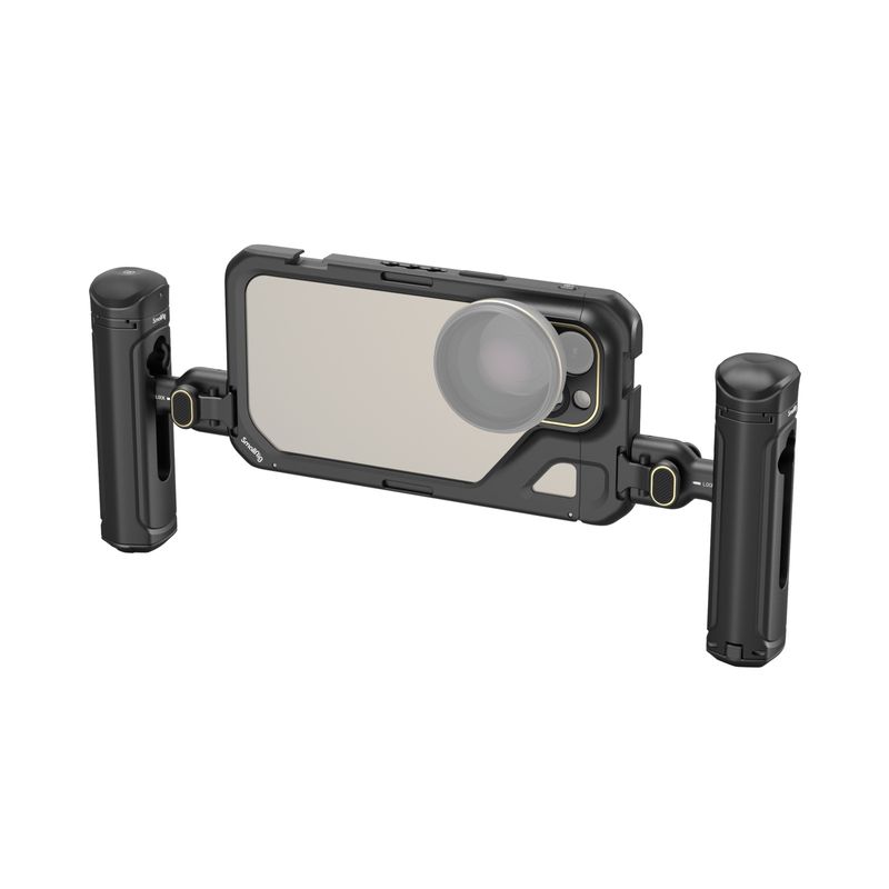 SmallRig-4392-Kit-Video-Mobil-cu-2-Manere-pentru-iPhone-15-Pro-Max