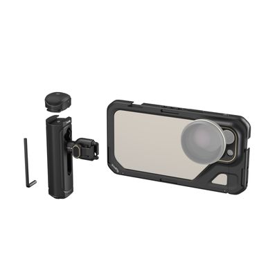 SmallRig 4392 Kit Video Mobil cu 2 Manere pentru iPhone 15 Pro Max