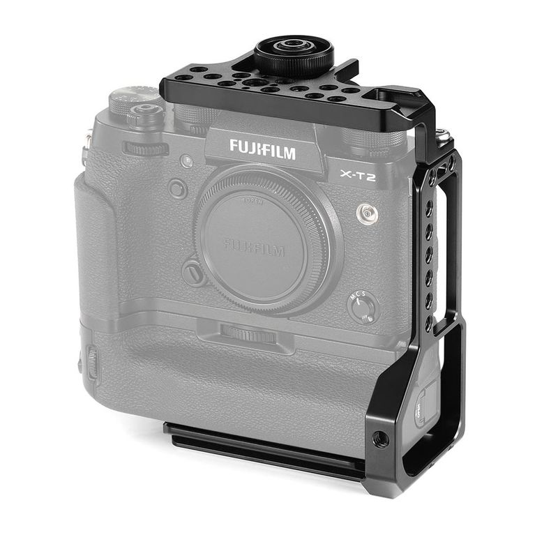 SmallRig-2282-L-Bracket-Half-Cage-pentru-Fujifilm-X-T2-X-T3-cu-Battery-Grip-