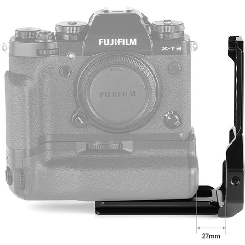 SmallRig2282LBracketHalfCagepentruFujifilmXT2XT3cuBatteryGrip