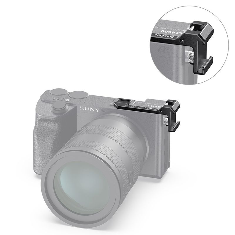 SmallRig-BUC2497-Placa-de-Relocare-pe-Partea-Stanga-pentru-Shoe-Mount-pentru-Sony-A6600.2