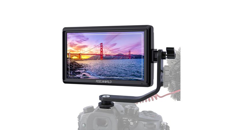 Feelworld FW568 V3 カメラ用液晶モニター 5.5インチ FEELWORLD S55 5.5 インチ小型オンカメラ DSLR モニター フル HD 4K