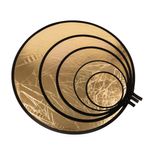 CarubaReflectorDiscBlendapliabila2in1AuriuArgintiu80cm