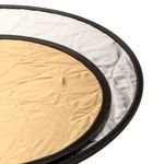 CarubaReflectorDiscBlendapliabila2in1AuriuArgintiu110cm