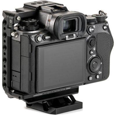 Tilta Cage pe Jumatate pentru Sony A1 Negru