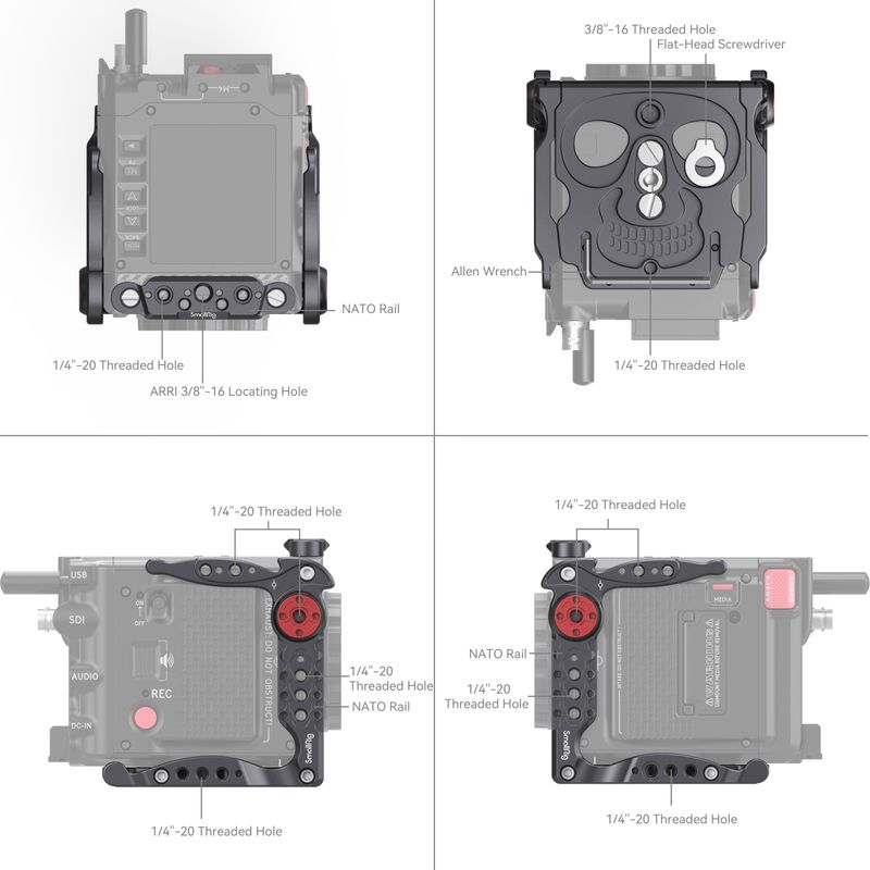 SmallRig-4335-Kit-Advanced-Cage-pentru-RED-KOMODO-X.2