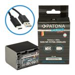 PatonaPlatinumAcumulatorreplaceLiIoncuincacareUSBCpentruSonyNPFV70A2060mAh73V