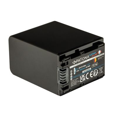 Patona Platinum Acumulator replace Li-Ion cu incacare USB-C pentru Sony NP-FV100 3090 mAh, 7.4V