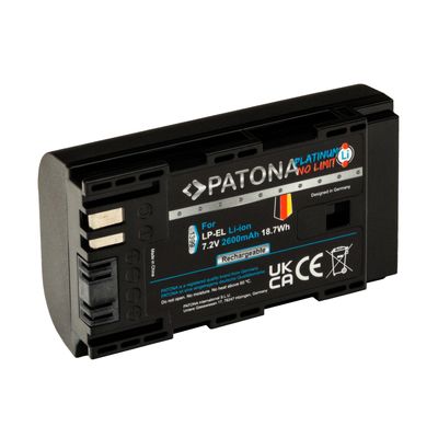 Patona Platinum Acumulator replace Li-Ion pentru Canon LP-EL model  Blit EL-1 2600 mAh 7.2V