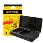 Patona-Incarcator-Dual-pentru-Fuji-NP-W235-cu-Functie-de-Power-Bank-si-Spatiu-Card-de-Memorie-