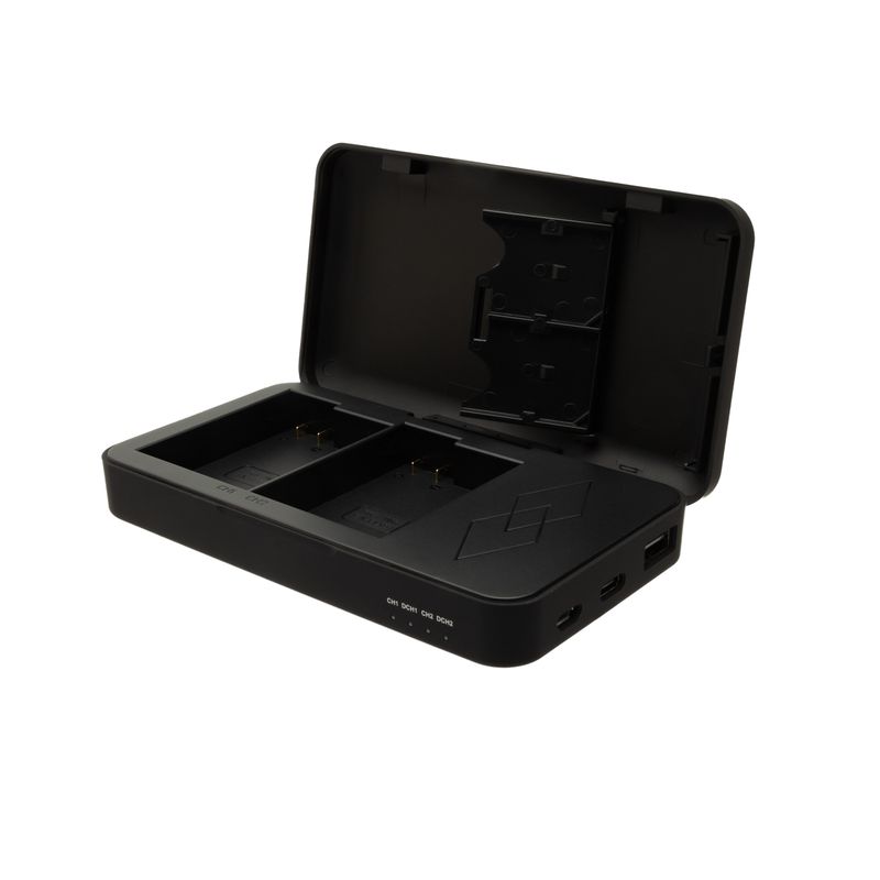 PatonaIncarcatorDualpentruNikonENEL15cuFunctiedePowerBanksiSpatiuCarddeMemorie