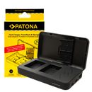 Patona Incarcator Dual pentru Sony NP-FW50 cu Functie de Power Bank si Spatiu Card de Memorie