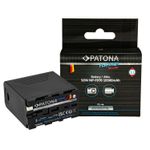 Patona-Platinum-Acumulator-Replace-Li-Ion-cu-PD20W-USB-C-pentru-Sony-NP-F970-F960-F950-10500-mAh-7.2V
