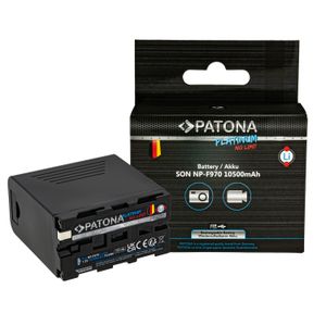 Patona Platinum Acumulator Replace Li-Ion cu PD20W USB-C pentru Sony NP-F970 F960 F950 10500 mAh 7.2V