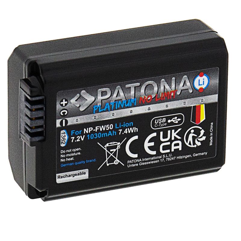 Baterie-PATONA-Platinum-cu-intrare-USB-C-pentru-Sony-NP-FW50---2-
