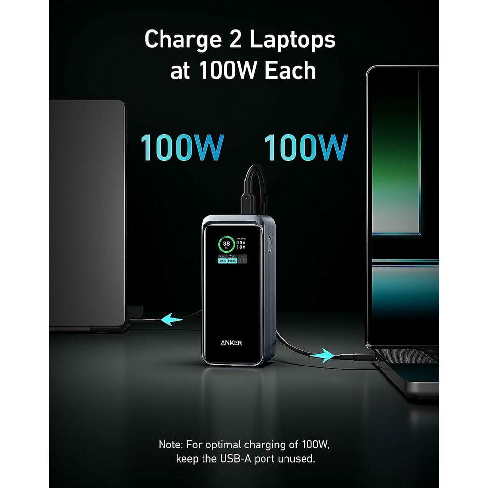 Anker Prime Acumulator Extern 20000 mAh 200W Negru-F64.ro - F64.ro