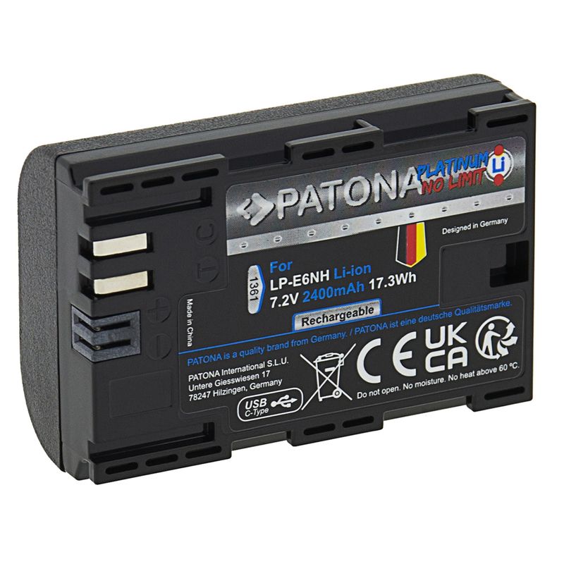 Baterie-PATONA-Platinum-cu-intrare-USB-C-pentru-Canon-EOS-R5-EOS-R6-R6II-R7-LP-E6NH--2-