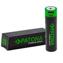 Patona Premium 18650 Cell Li-ion Baterie Protejata cu Intrare USB-C Input 3.7V 3300mAh
