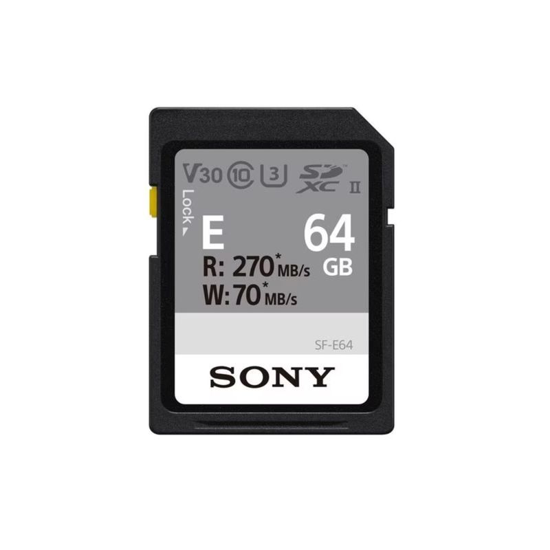 Sony-SF-E-Series-Card-de-Memorie-SDXC-64GB-UHS-II-Class-10-V30