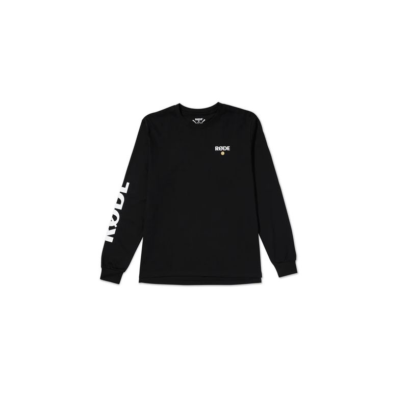 Rode-SLEEVELOGO-Bluza-Maneca-Lunga-Neagra-XL