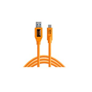 Tether Tools Cablu USB 3.0 la USB-C 4.6m Portocaliu