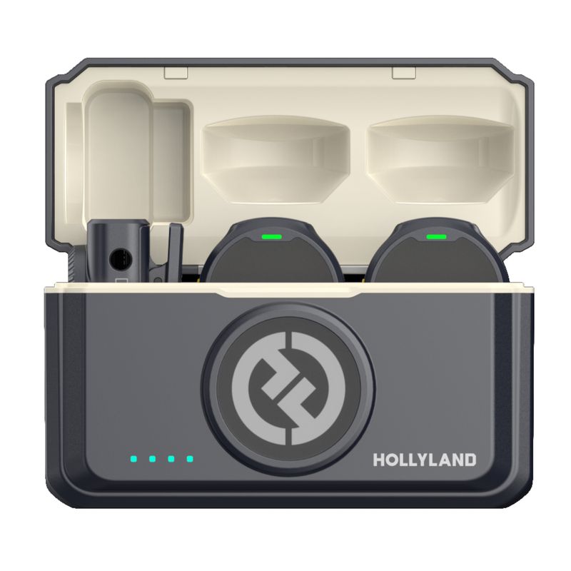 Hollyland-Lark-M2-Combo-Sistem-Wireless-Compact-Shine-Charcoal