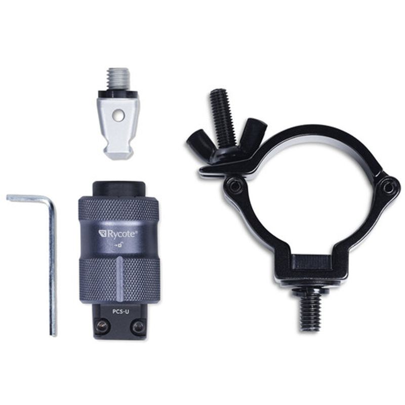 Rycote-PCS-Utility-Kit-Quick-Release-Adaptor-cu-clema-mare-Half-Coupler