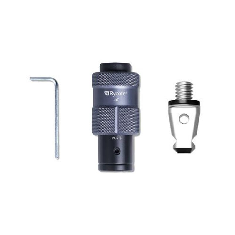 Rycote-PCS-Spigot-Quick-Release-Adaptor-cu-spigot-5-8--si-varf-cu-filet-3-8-