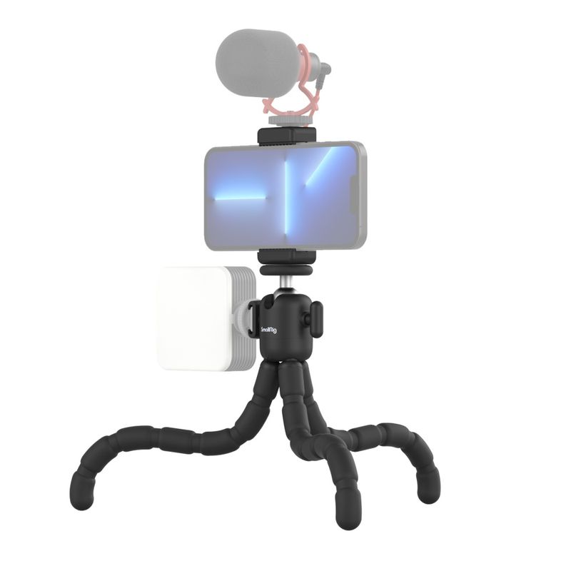 SmallRig-3905-VK-29-Kit-Trepied-Flexibil-Vlog-cu-Telecomanda-Wireless-Negru-6